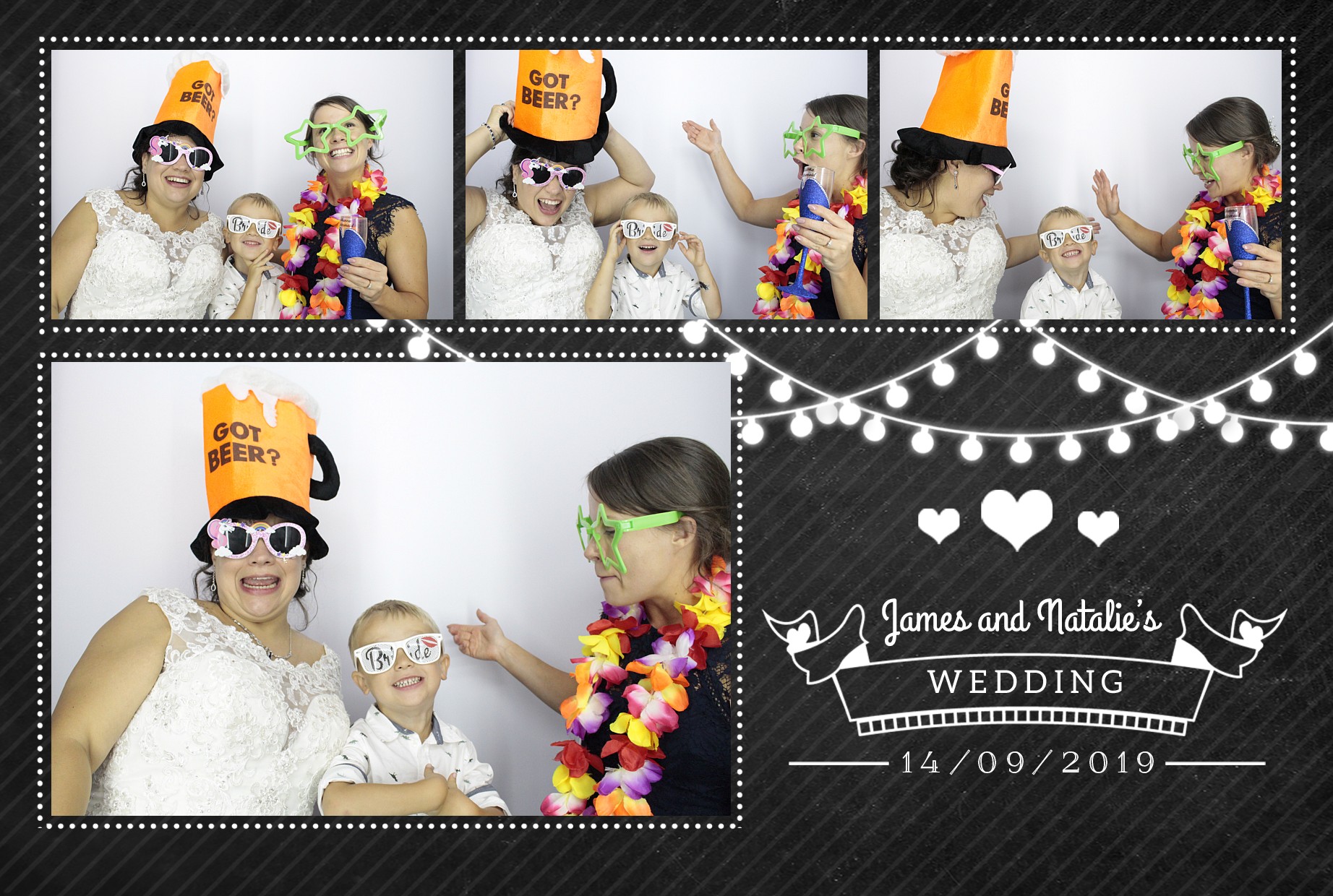 James and Natalie’s Wedding | View more photos from the event at gallery.myphotoboothexperience.co.uk/u/MyPhotoBoothExperienceLtd/James-and-Natalie’s-Wedding